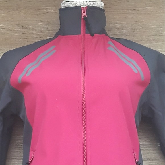 Avia Gray and Pink Fleece Lined Activewear Jacket - Size Small - Picture 12 of 13